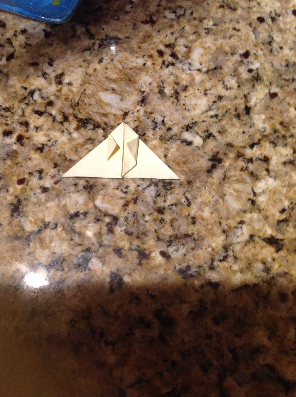 Fold the corners in to look like this.