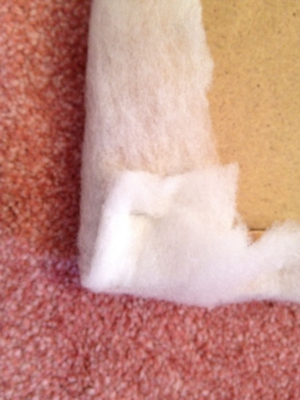 Fold the corners to neaten