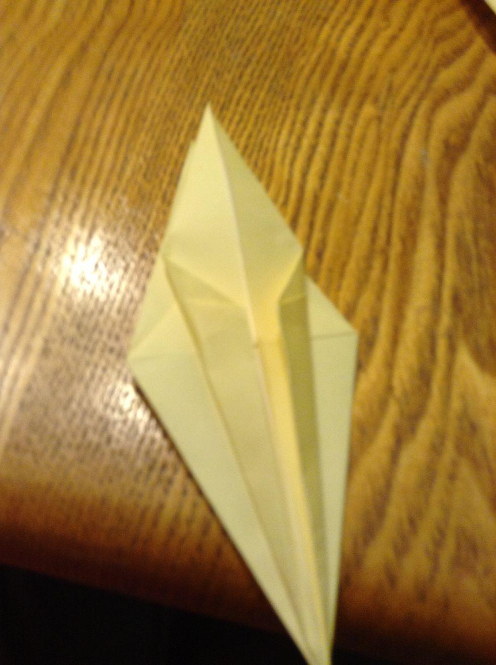 Fold the corners to the middle