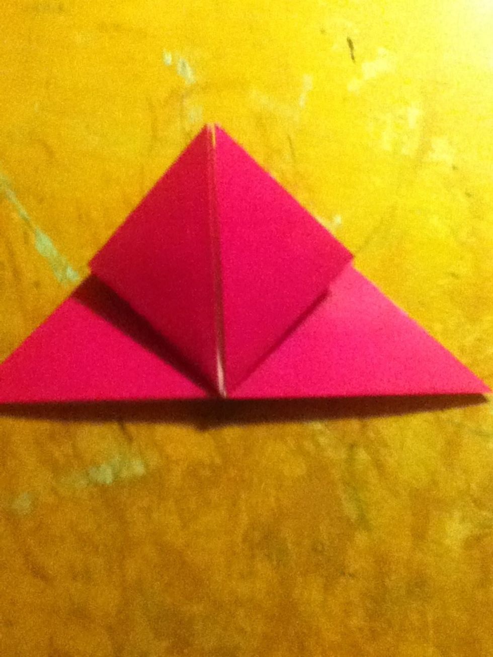 Fold the corners to the top