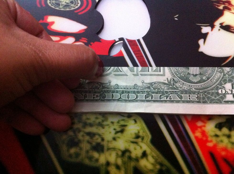 Fold the crease sharp throughout the top line. You can even use your nails or a coin to do this.