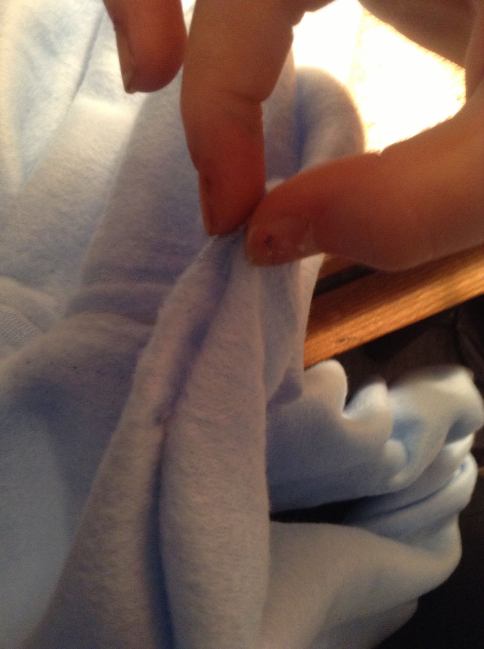 Fold the edges inside.