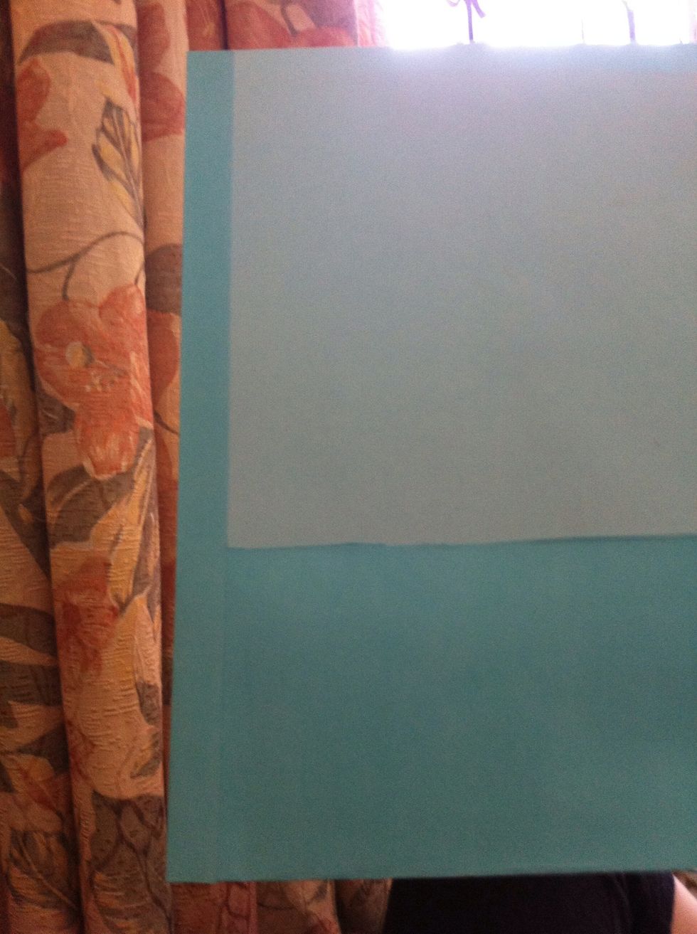 Fold the edges inwards.