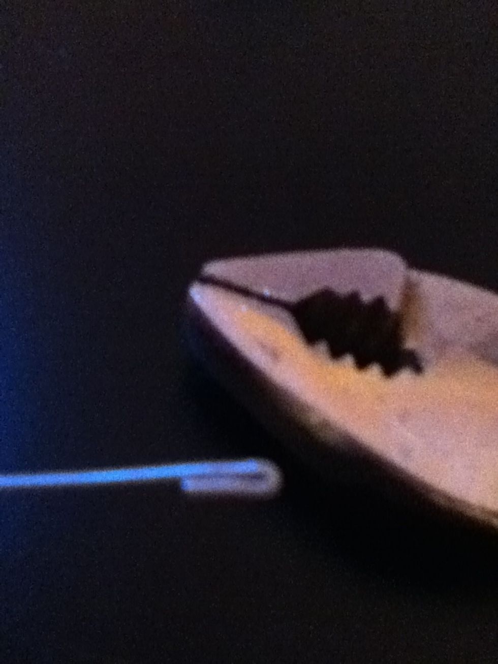 Fold the end of the wire over about a centimeter ( the width of your pinky nail, from side to side not top to bottom, will do it, maybe even a tiny bit smaller) with the pliers. Now you can add beads.