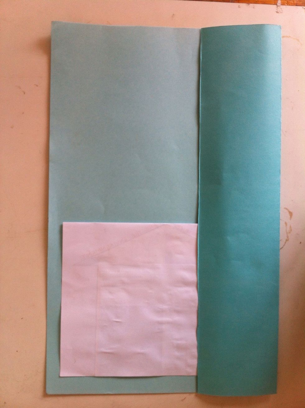 Fold the extra 4.5 inches inwards.