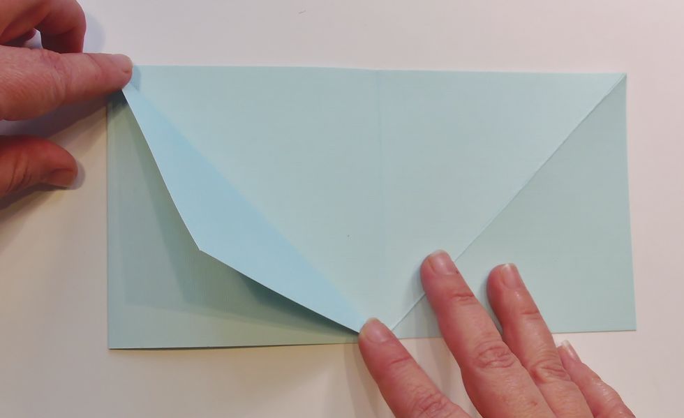 How to make a diagonal fold card B+C Guides