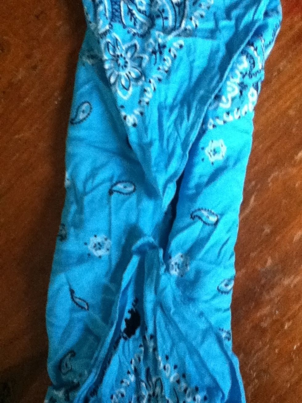 fold the other corners in.