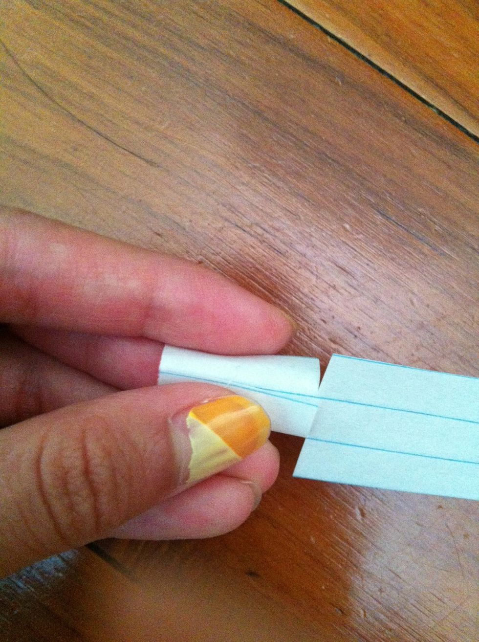 Fold the other flap backwards