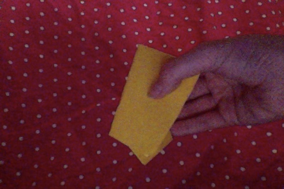 Fold the other side over.
