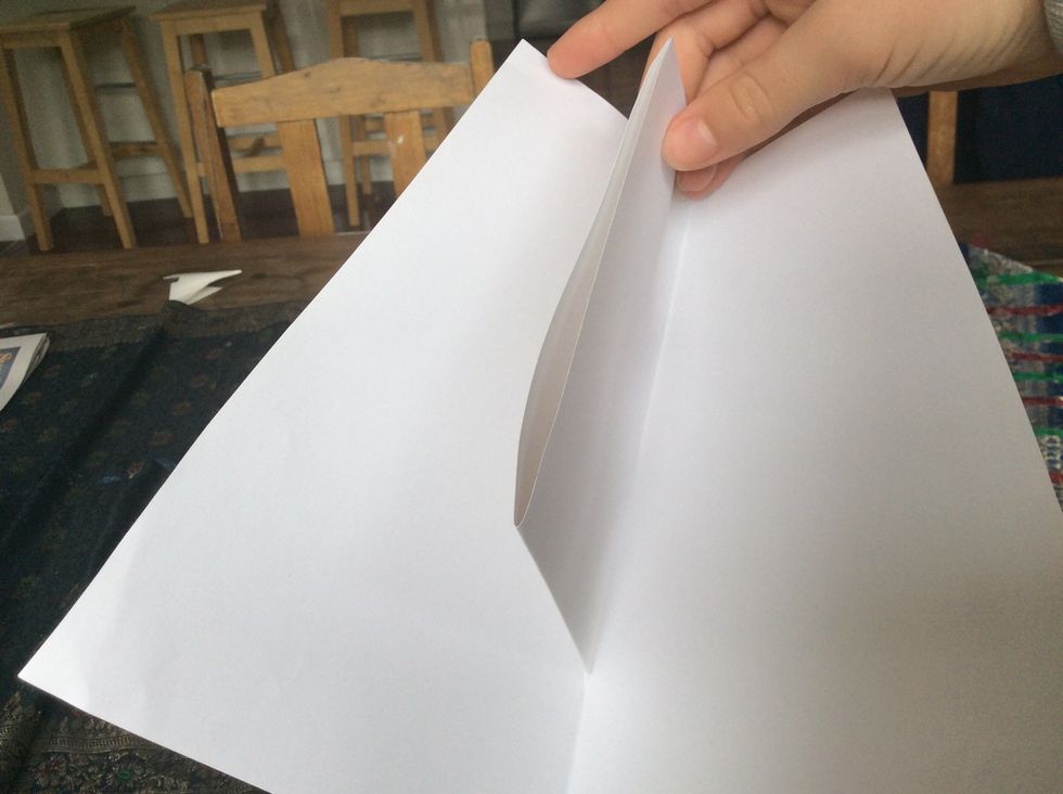 Fold the outer edges in and voila