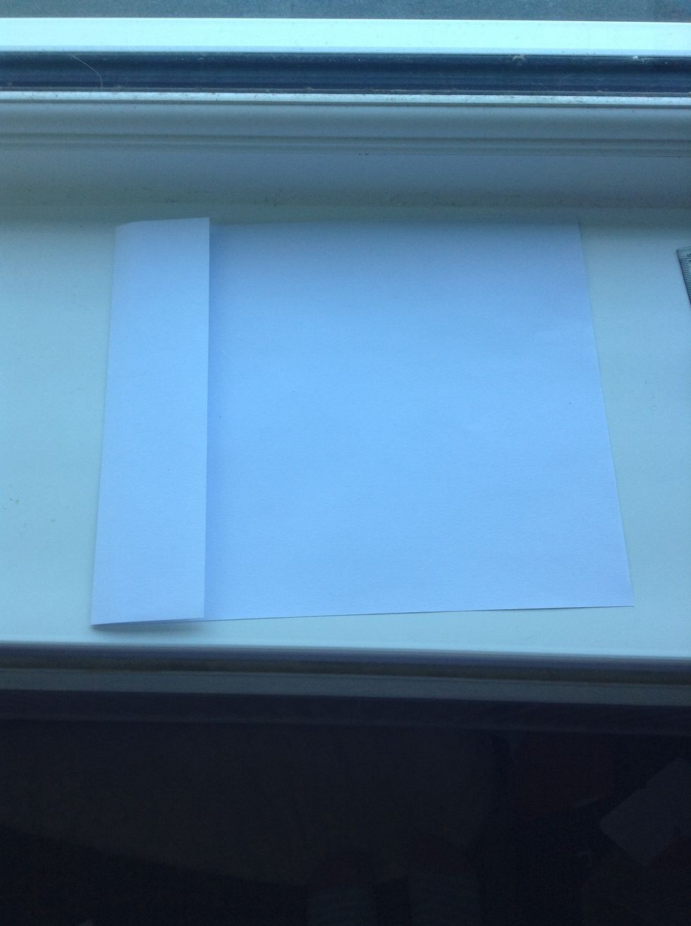 Fold the paper as shown