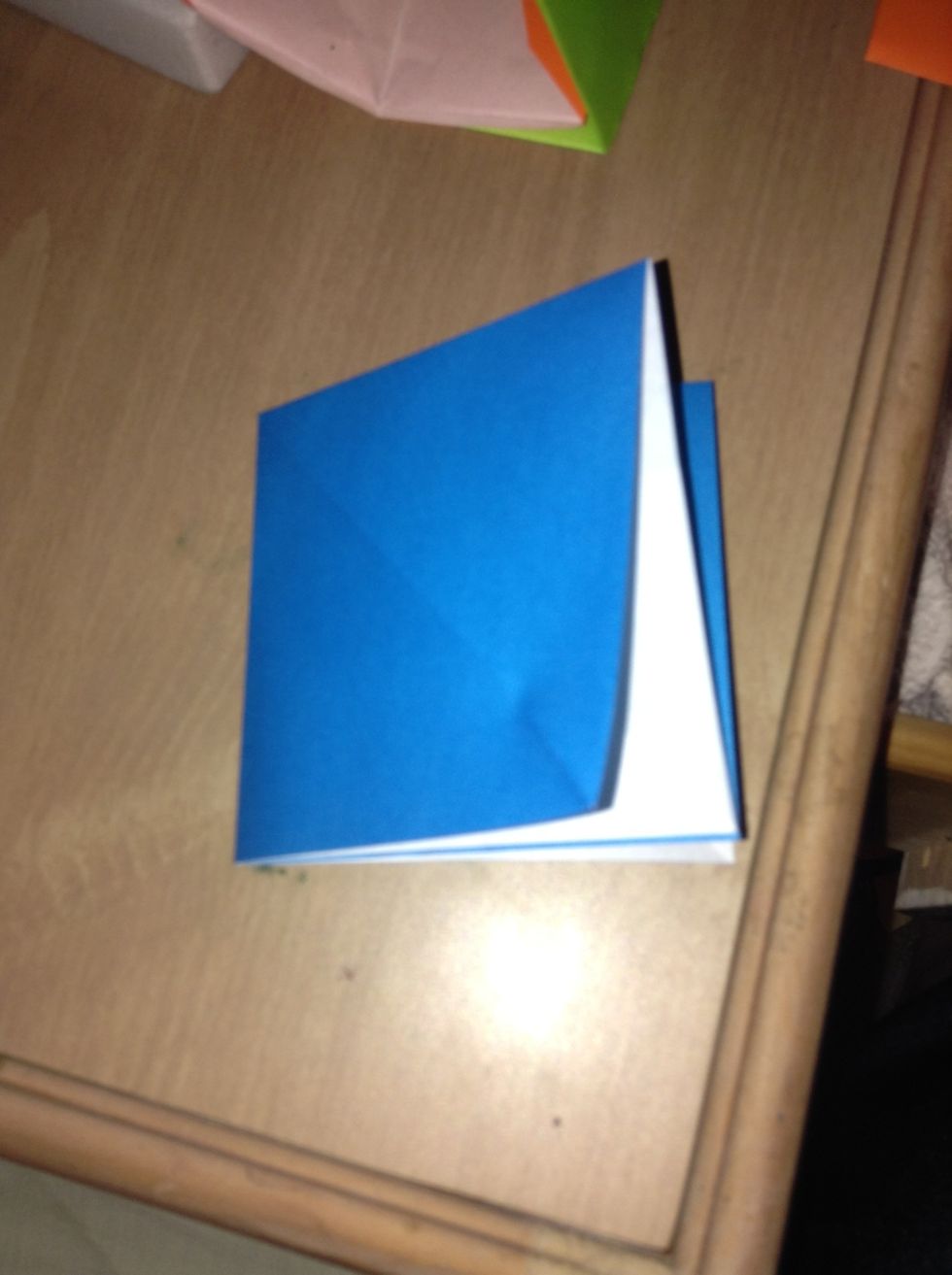 Fold the rectangle in half