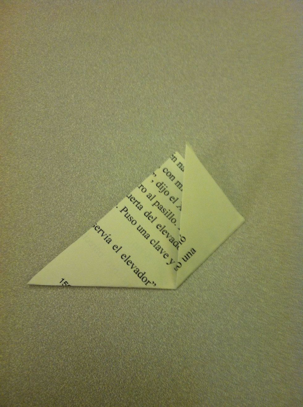 Fold the right side over