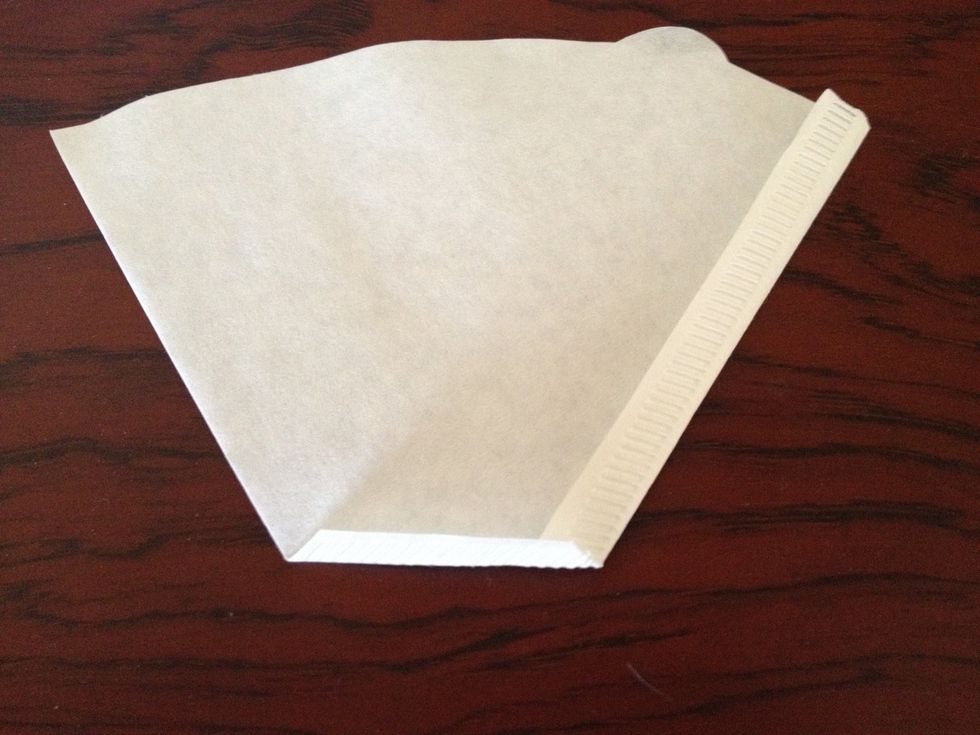 fold the seams to fit