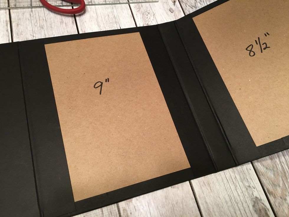 Fold the sections of the bookbind