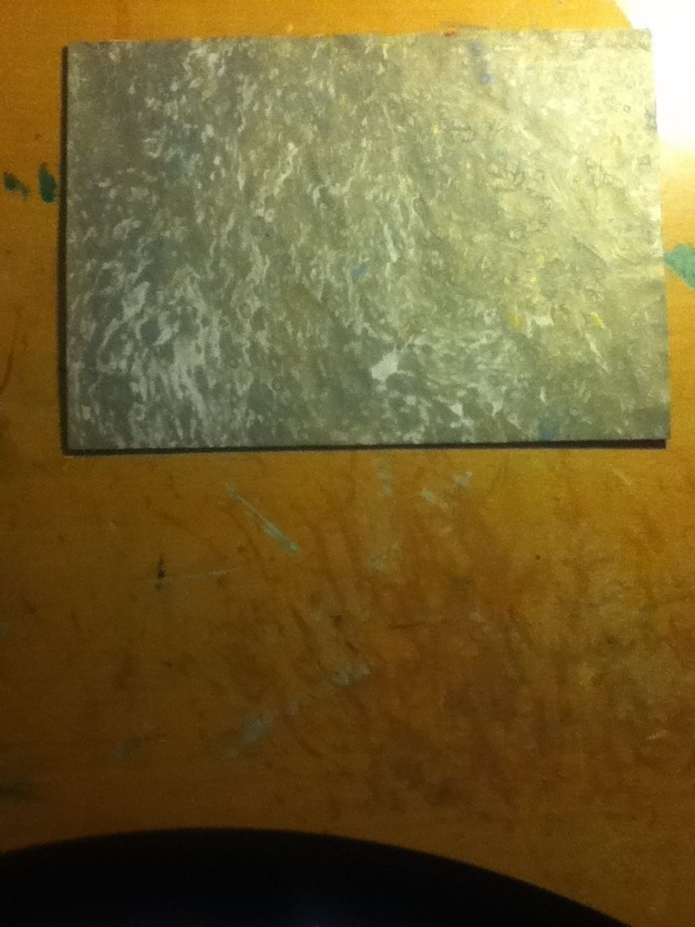 Fold the short edge to the other short edge and crease nicely