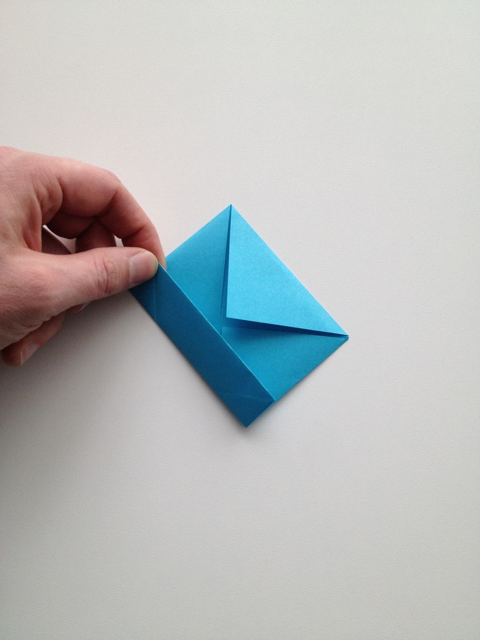 Fold the sides to the center.