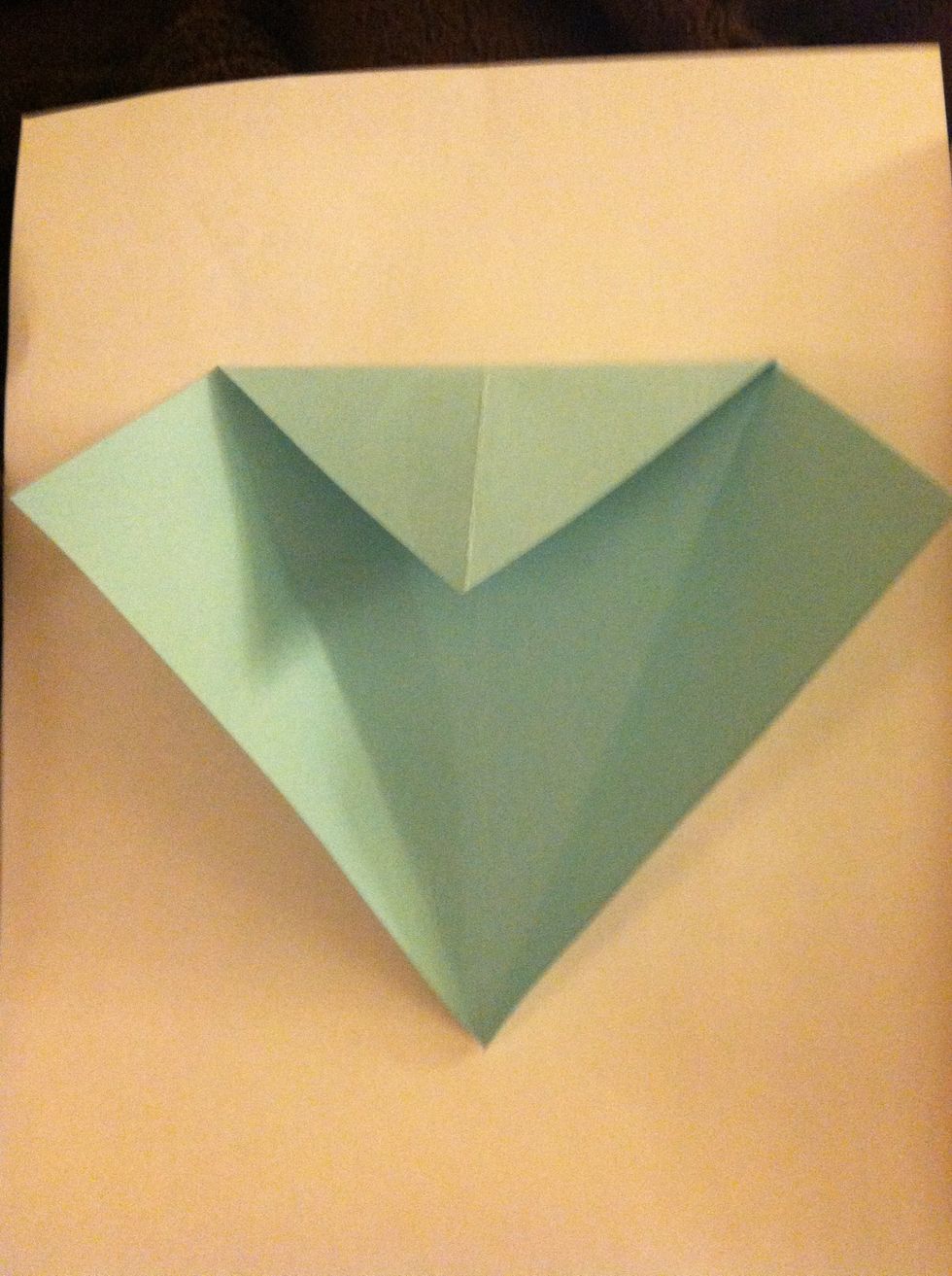 Fold the top back down