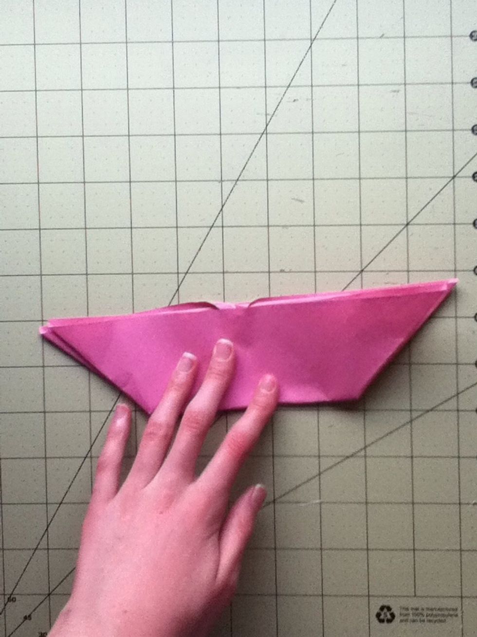 Fold the top part down