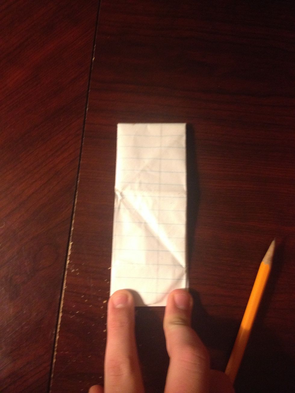 Fold the top to the bottom again