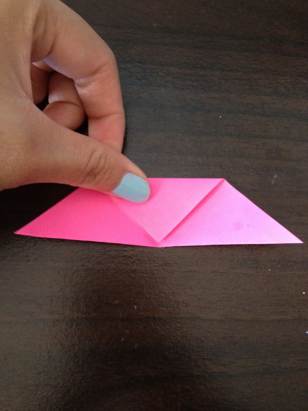 Fold the top.