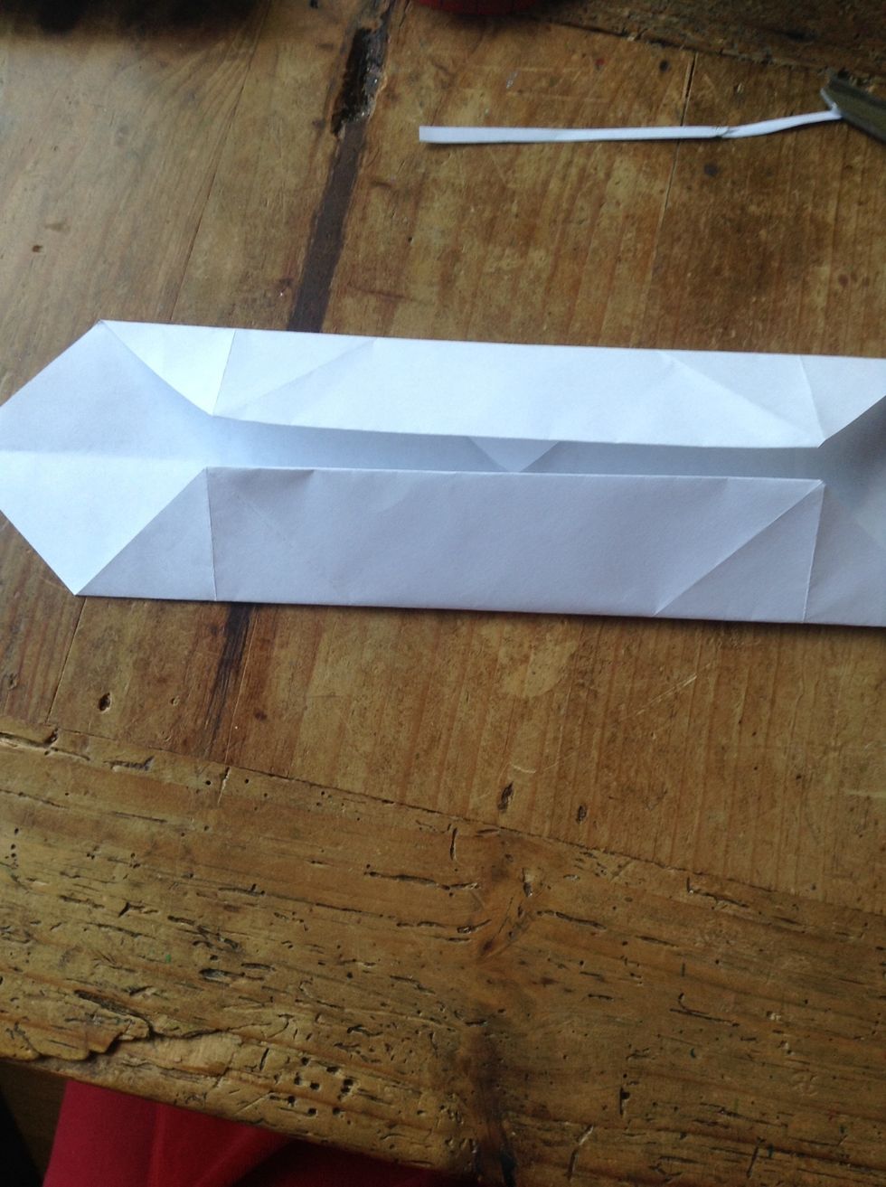 Fold the two sides back in