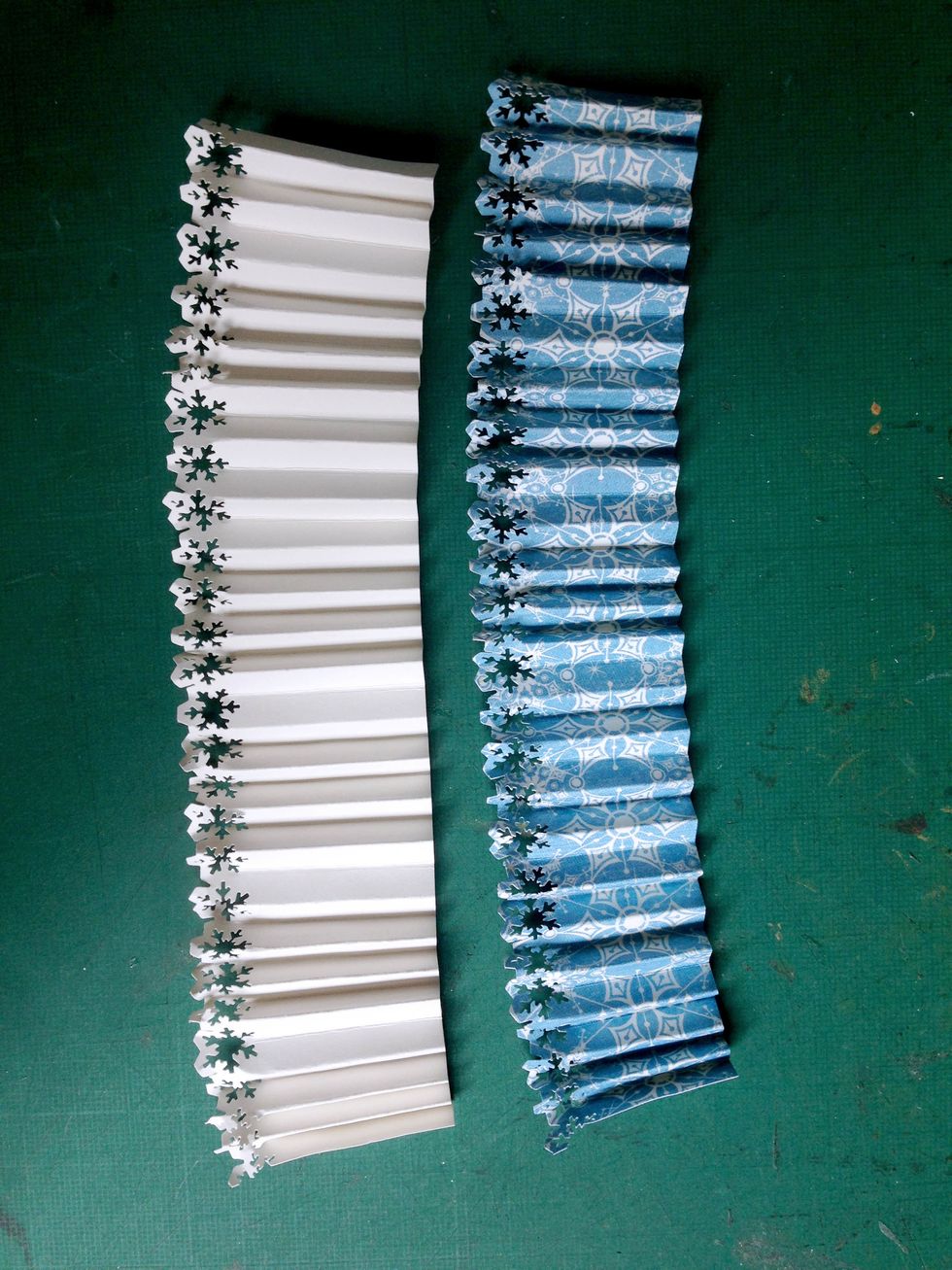 Fold them accordingly as shown...