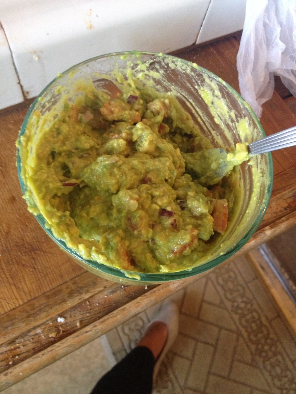 Fold them in gently.