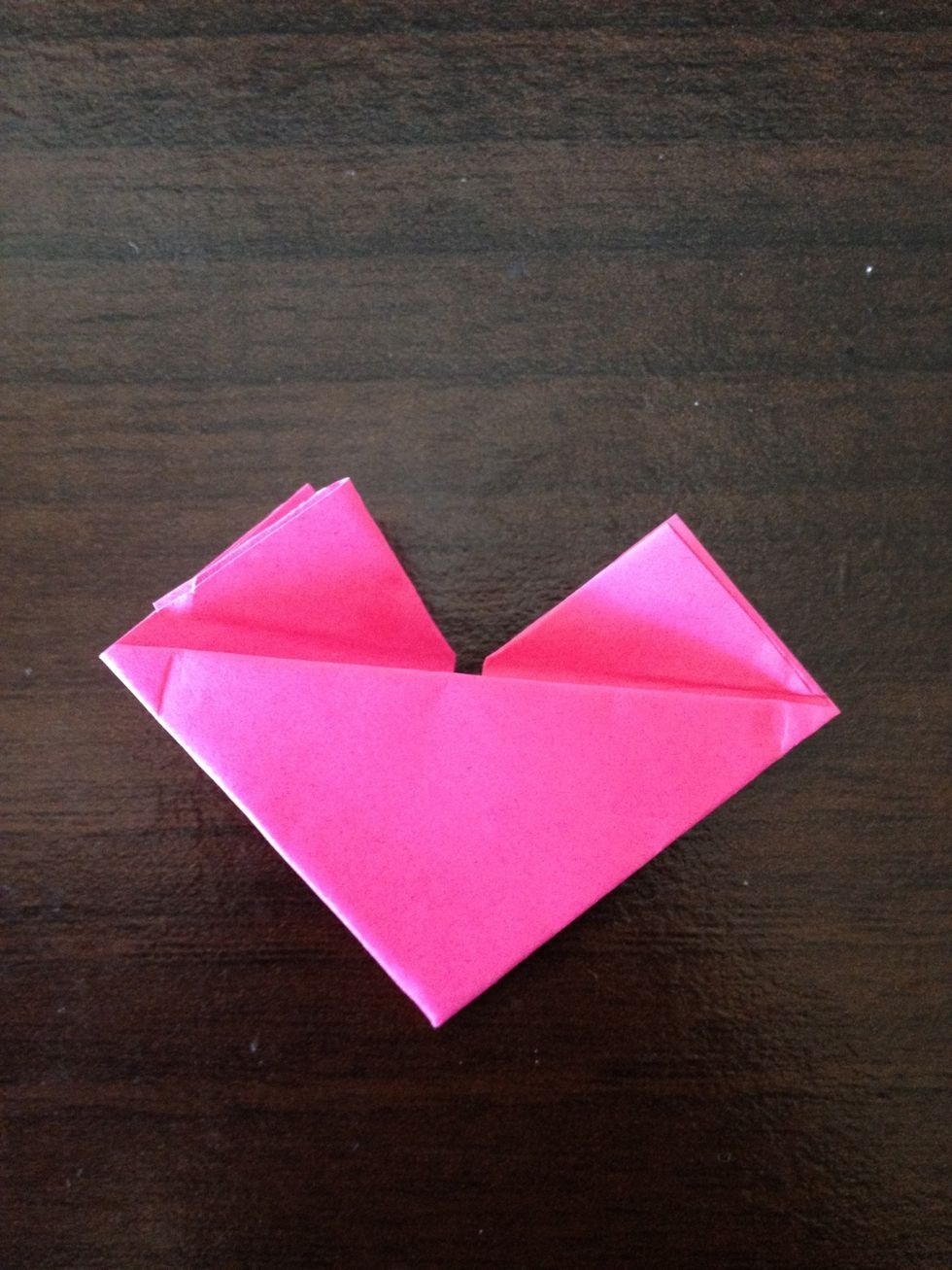 Fold them into two little triangles
