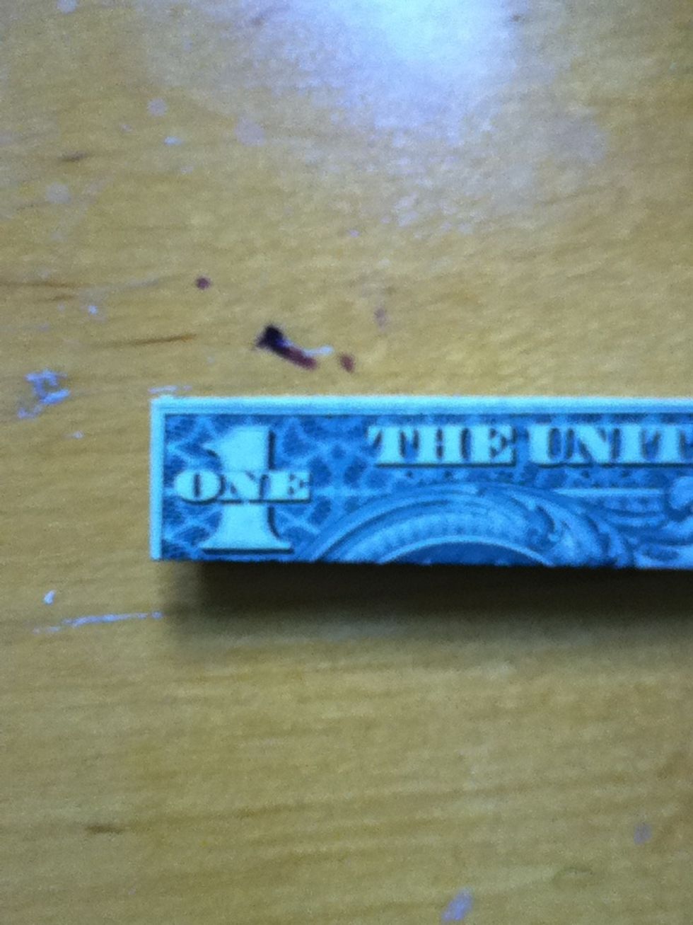 Fold this flap under.