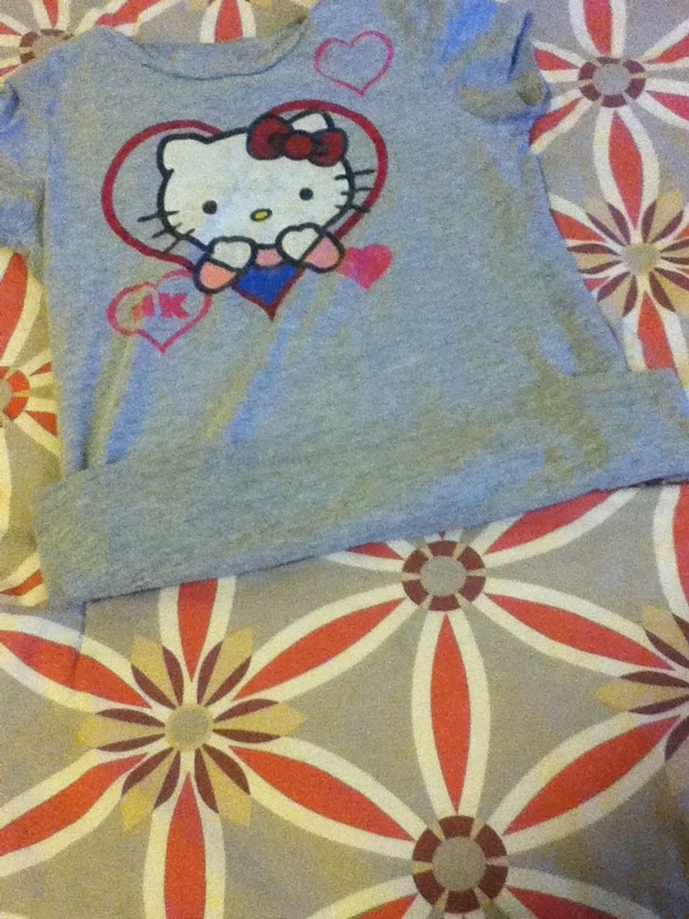 Fold up a bottom peice around two inches tall