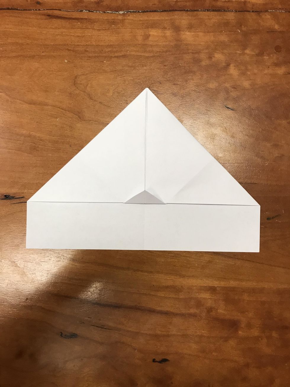 Fold up center flap