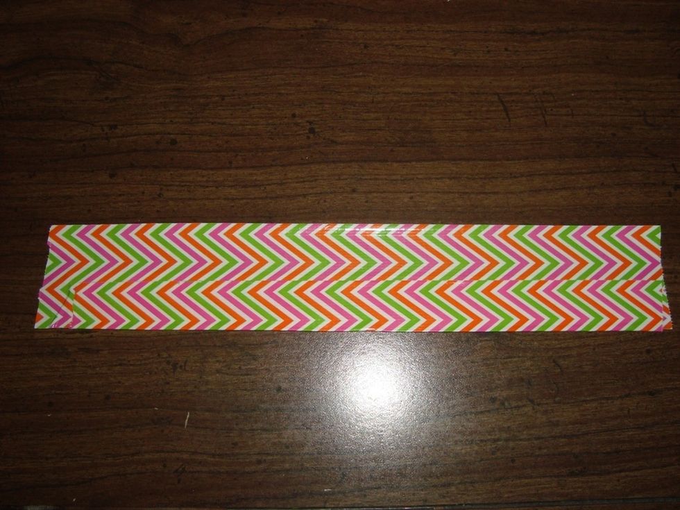 Fold up the bottom piece.