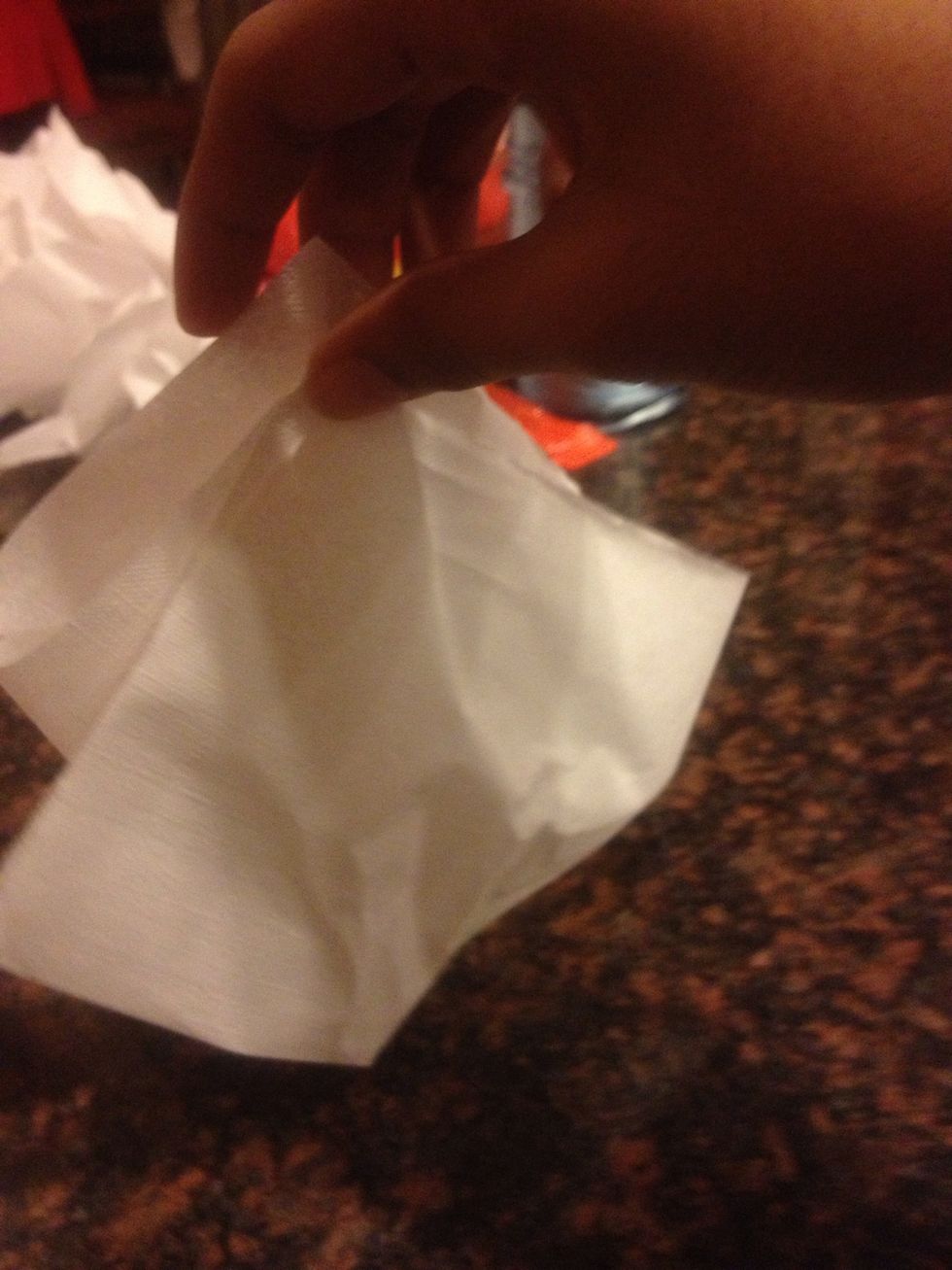 Fold up the corners
