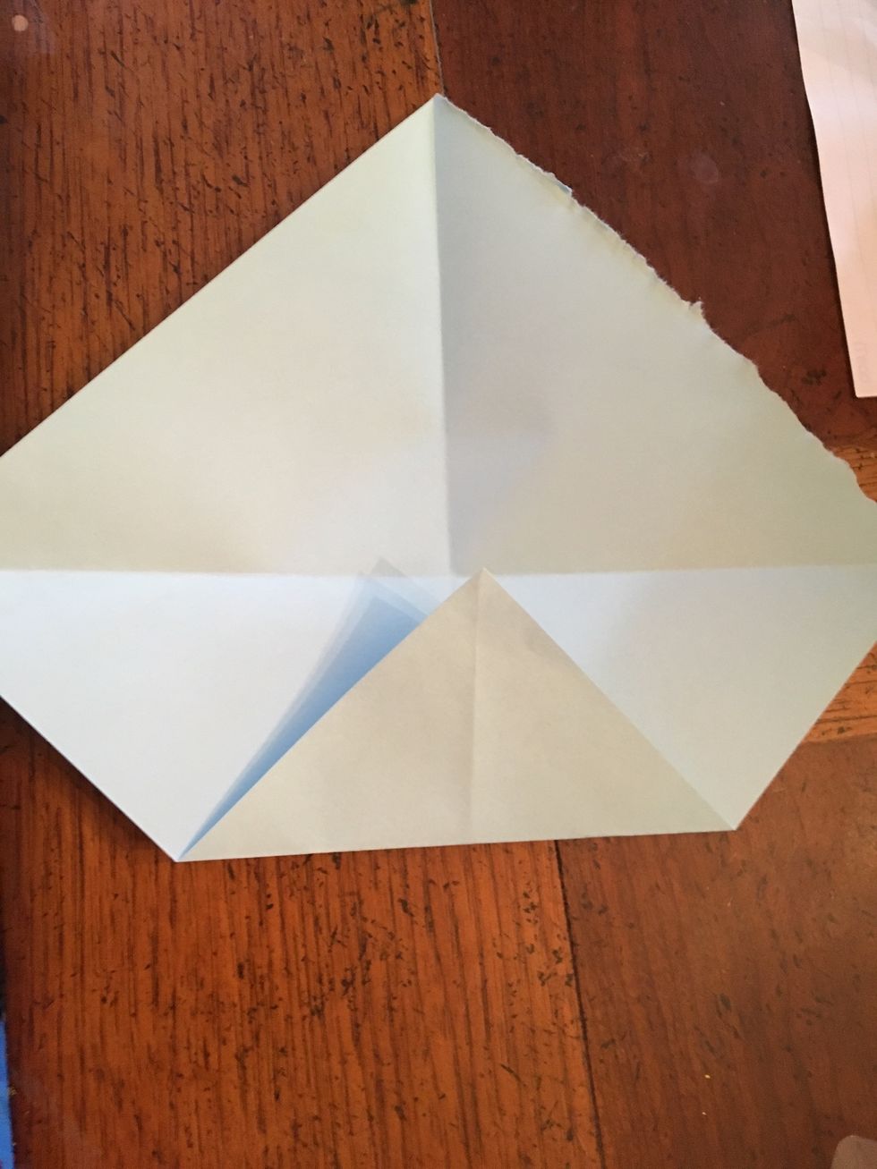 Fold up the first edge