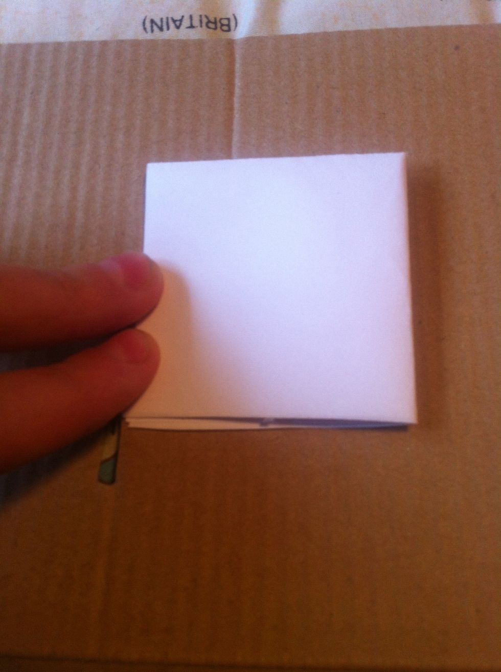 Fold your paper in half twice.