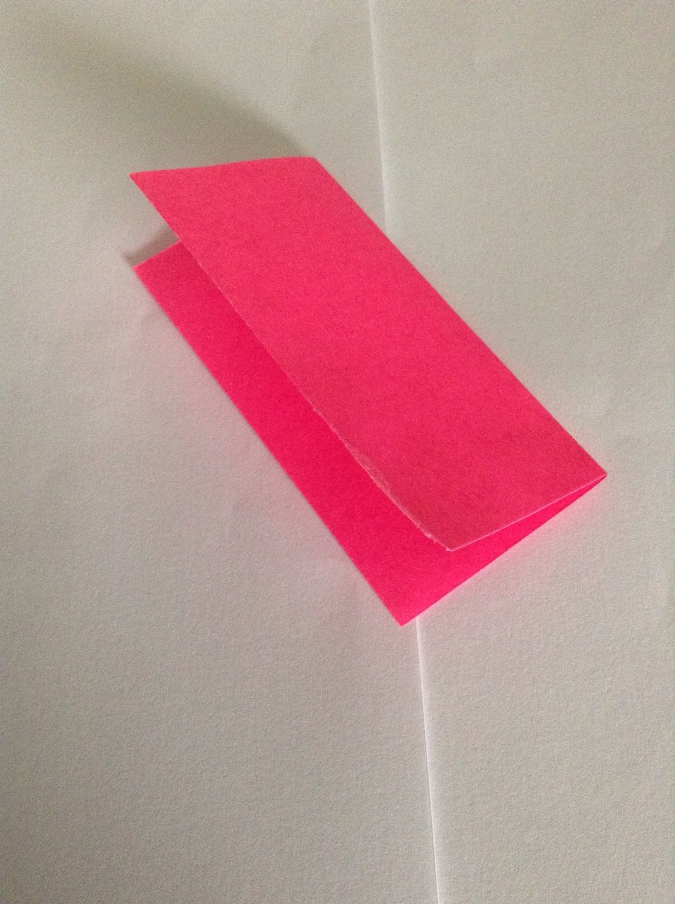 Fold your paper in half