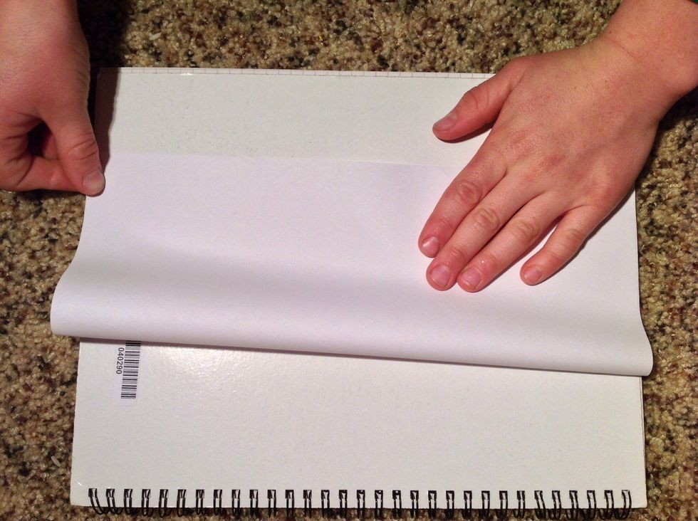 Fold your paper the long way