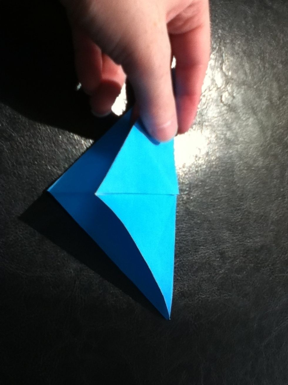 Fold your square in half..