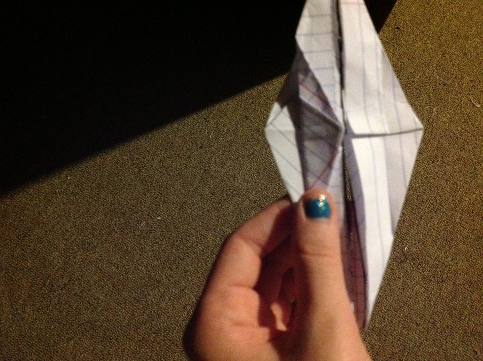 Folding side. Do to all four sides