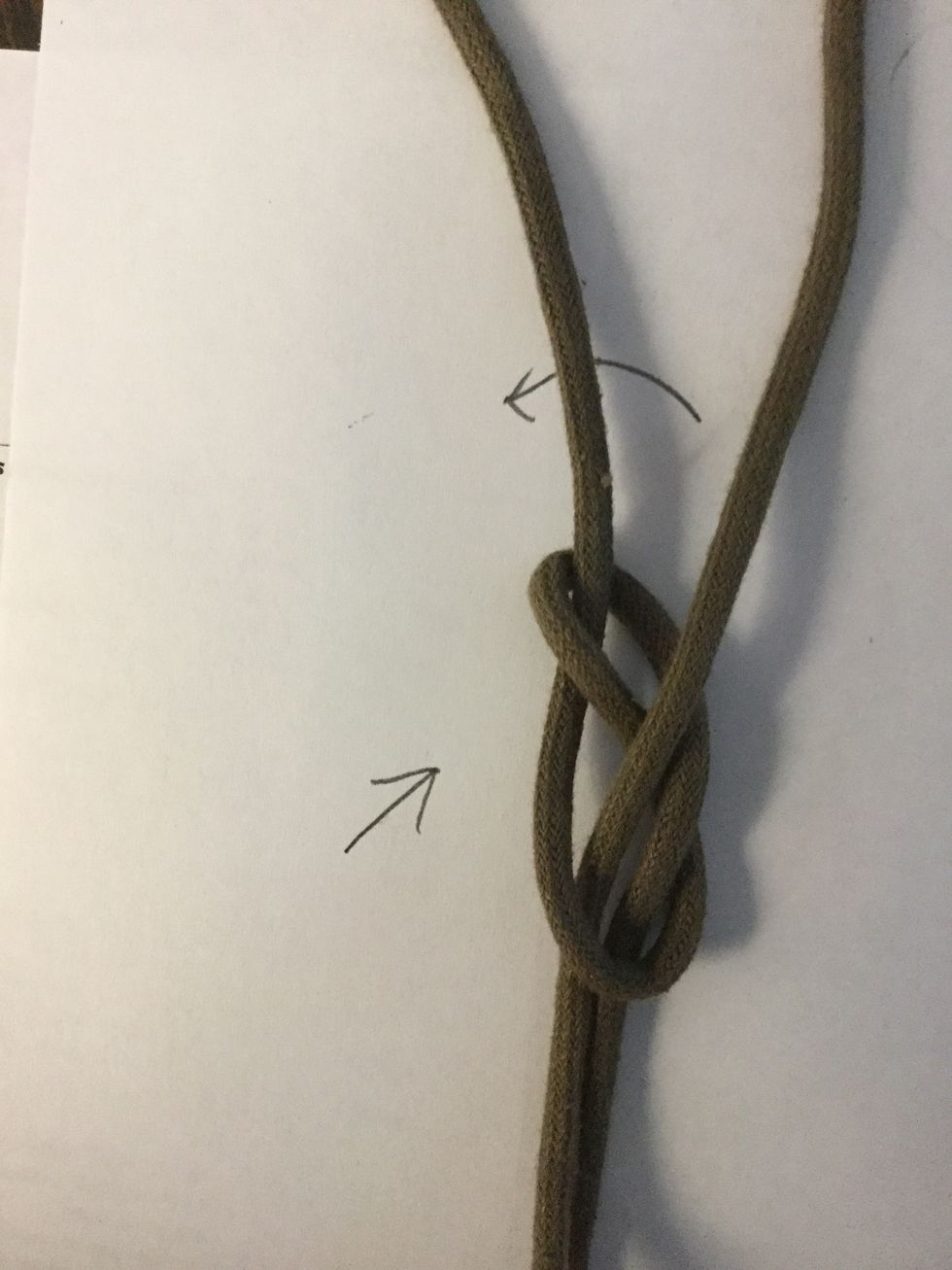 Follow arrow