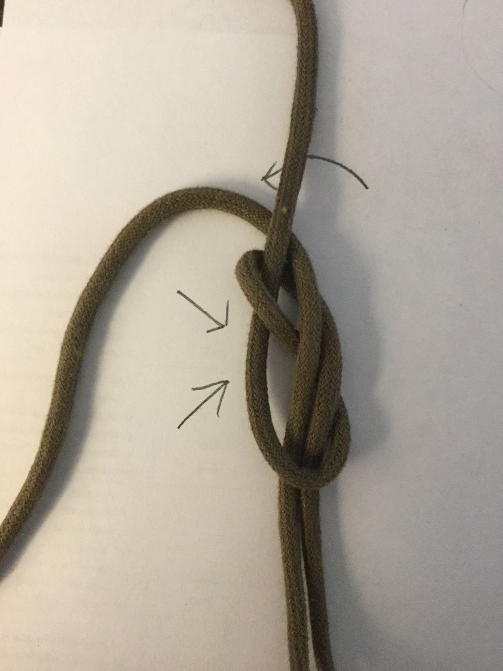 Follow arrow
