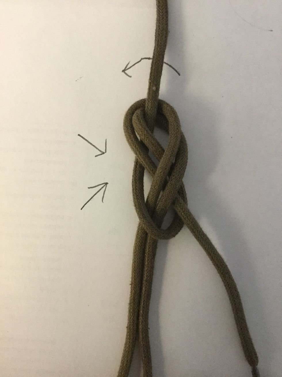 Follow arrow