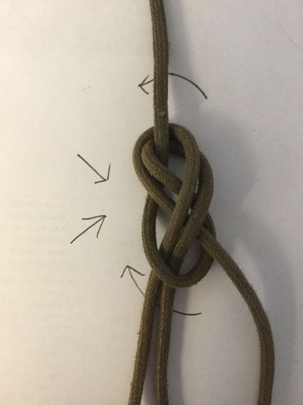 Follow arrow