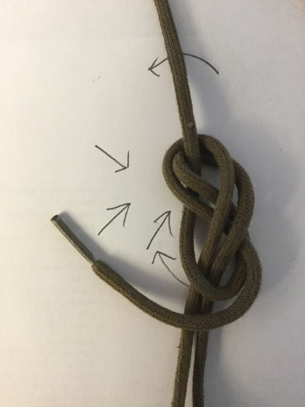 Follow arrow