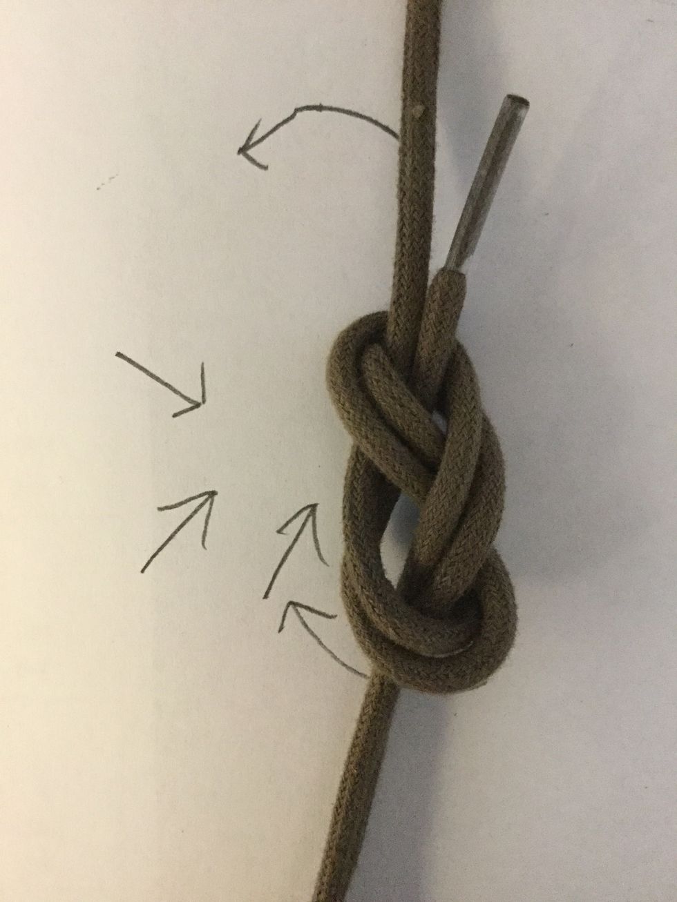 Follow arrow
