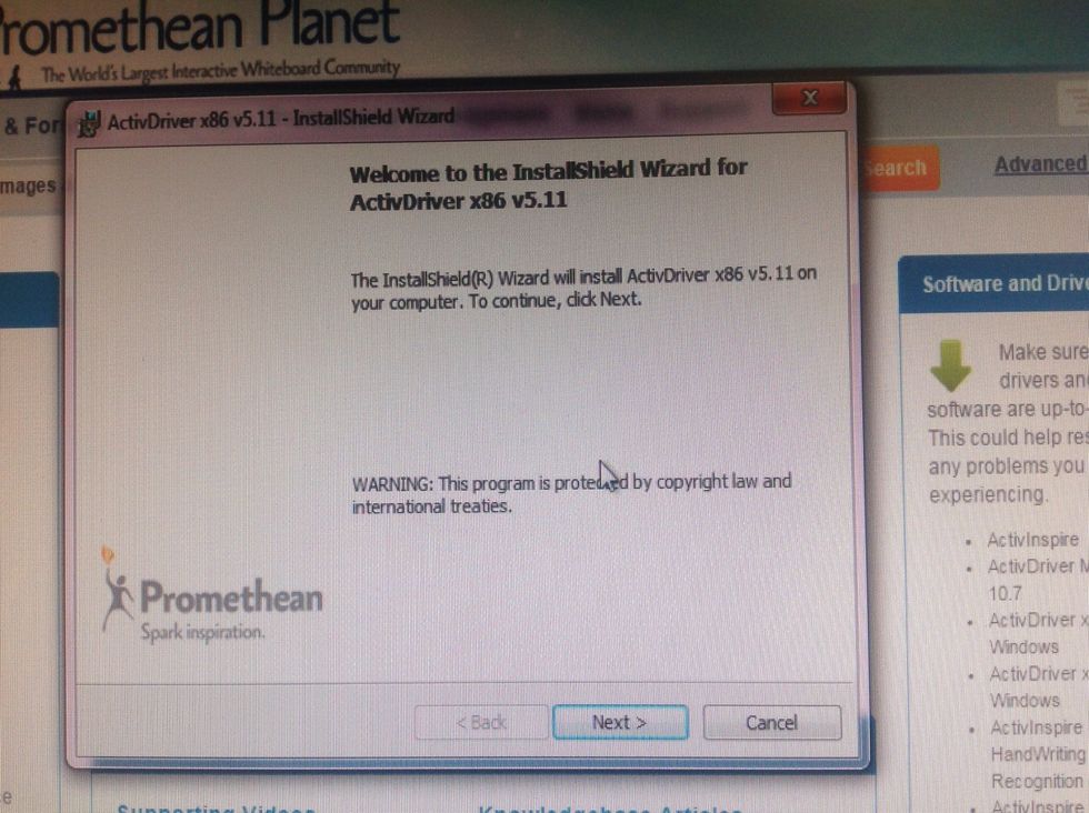 Follow installation instructions