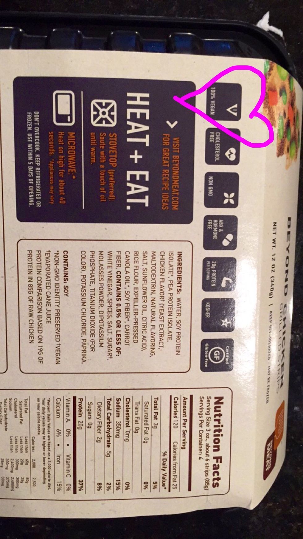 Follow instructions on box for a the amount of pieces you'd like.