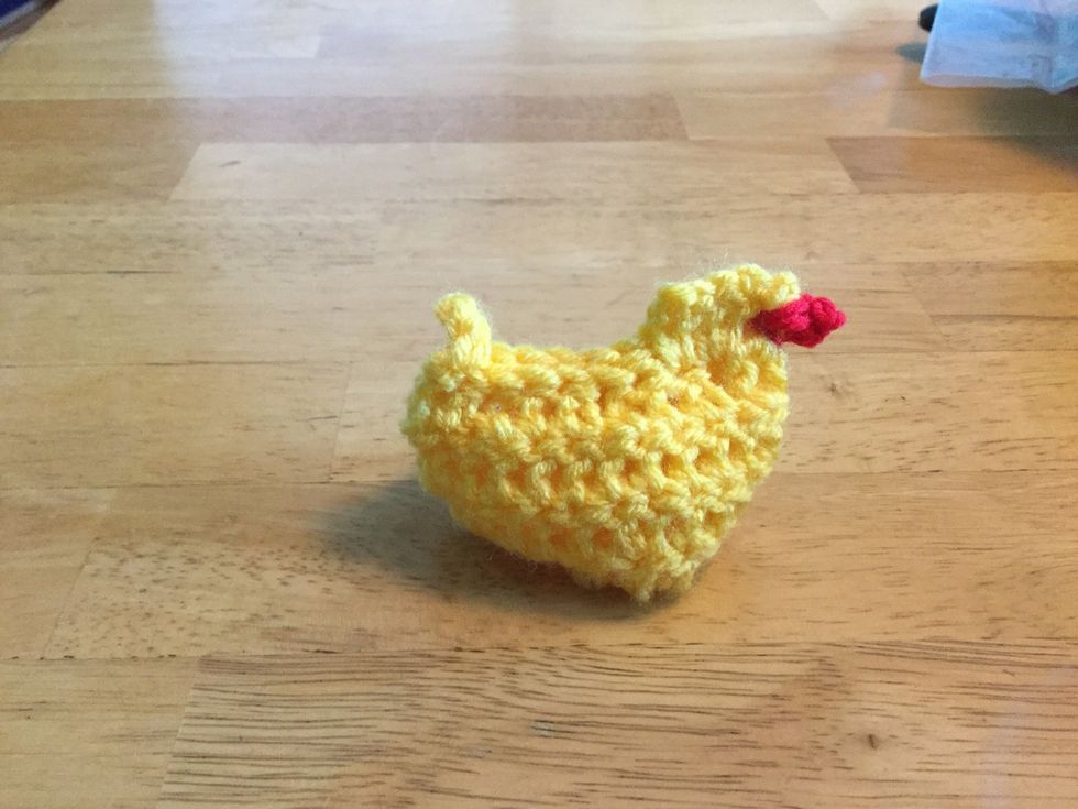 Follow steps 28-38 for the beak.