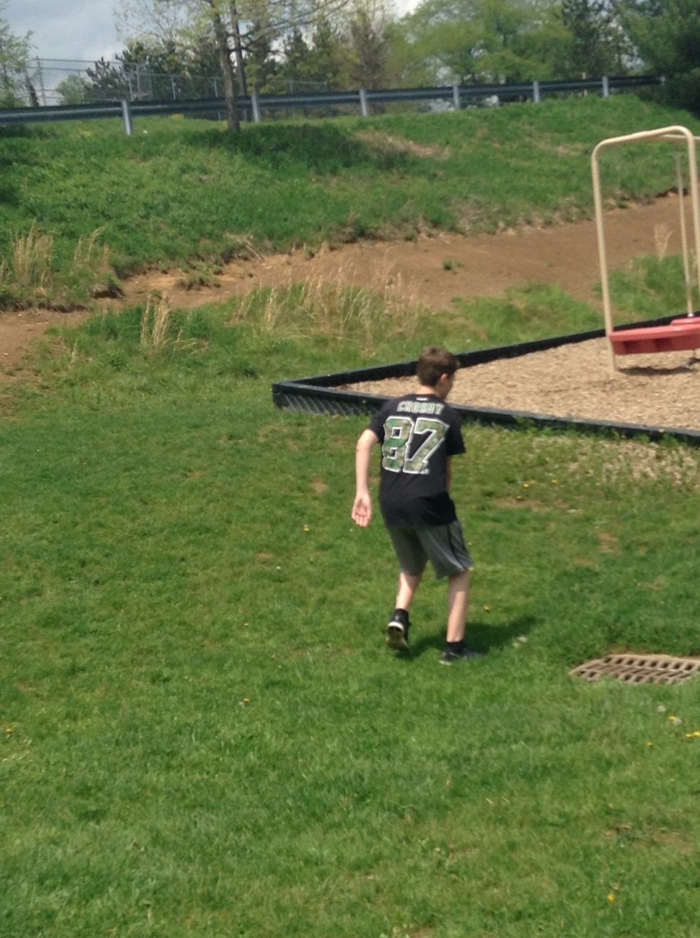 Follow your throw to the base